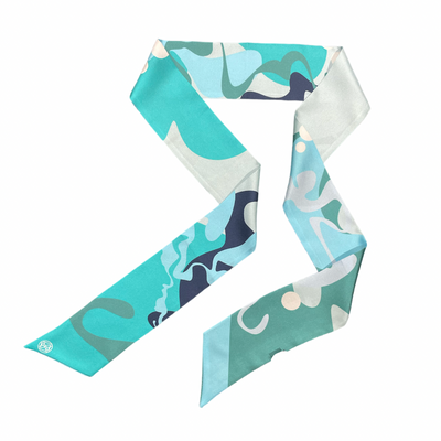 Bandeau Foulard en Soie Tiffany